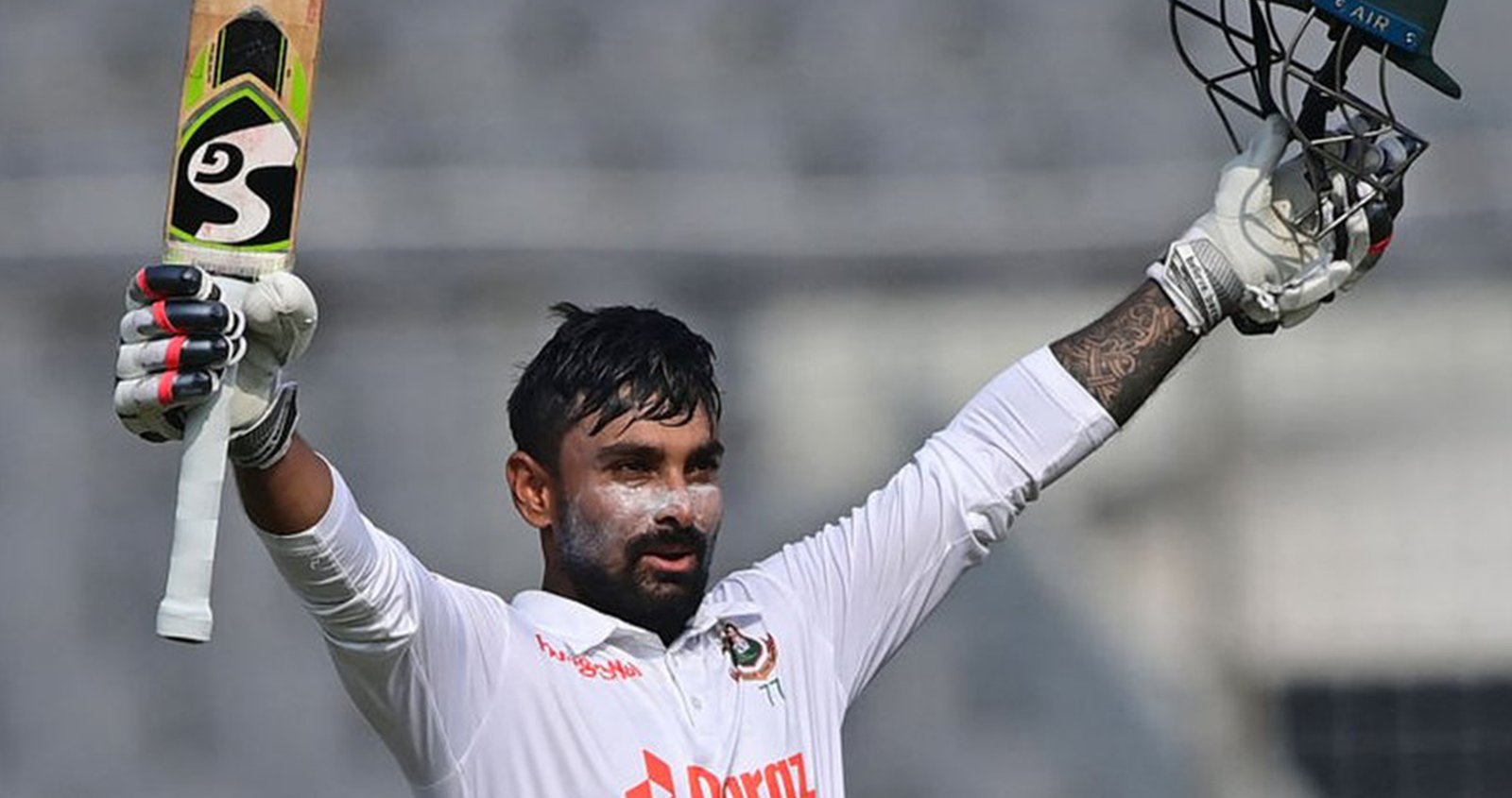 লিটনের ‘মাস্টারক্লাস’ সেঞ্চুরিঃ  ২৭৮ রান করেছে বাংলাদেশ